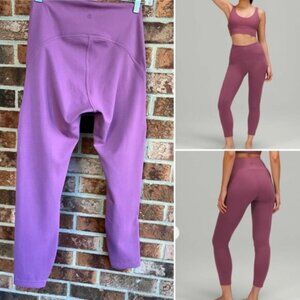 Lululemon   ^2022  In Still High-Rise Tight  pants 25" leggins Vintage Plum  EUC